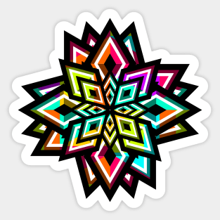 Electric flowers Sticker